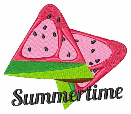 Summertime Machine Embroidery Design