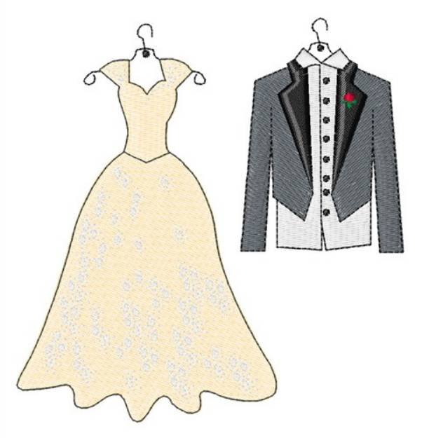 Picture of Dress Up Machine Embroidery Design