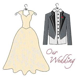 Picture of Our Wedding Machine Embroidery Design