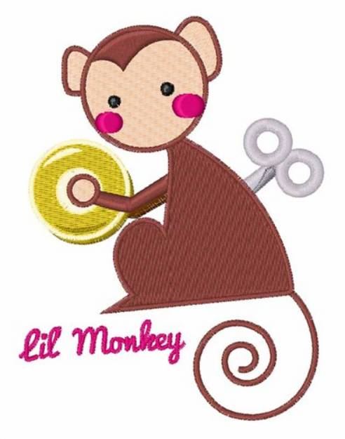 Picture of Lil Monkey Machine Embroidery Design