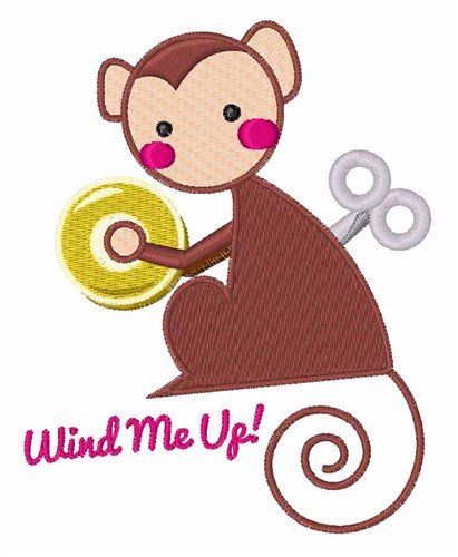 Wind Me Up Machine Embroidery Design