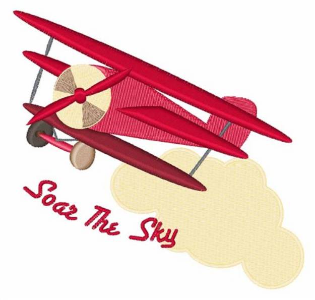 Picture of Soar The Sky Machine Embroidery Design