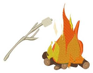 Picture of Campfire Treat Machine Embroidery Design