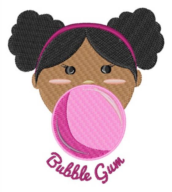 Picture of Bubble Gum Princess Machine Embroidery Design