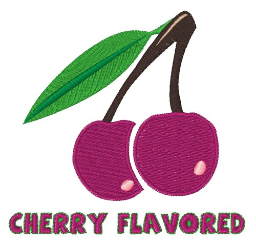 Cherry Flavored Machine Embroidery Design