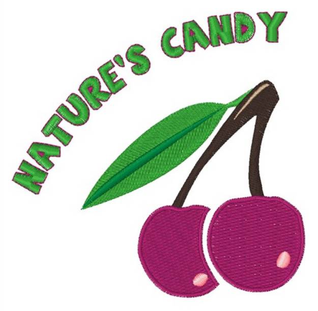 Picture of Natures Candy Machine Embroidery Design