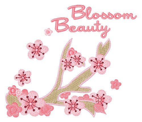 Blossom Beauty Machine Embroidery Design