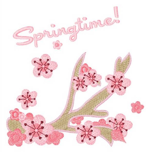 Picture of Springtime Machine Embroidery Design
