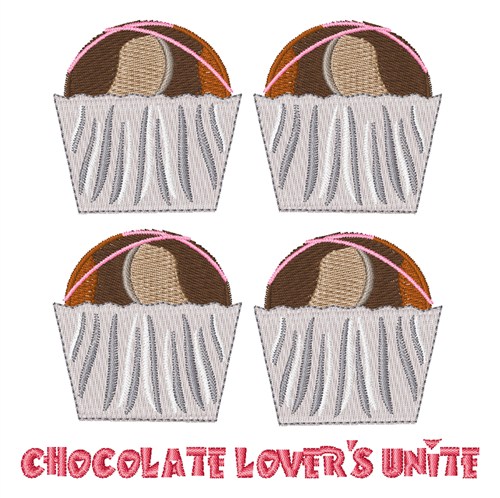 Chocolate Lovers Machine Embroidery Design