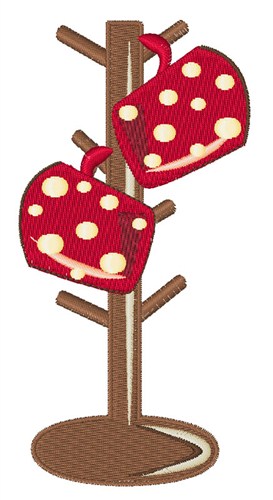 Mug Tree Machine Embroidery Design