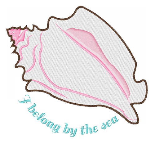 By The Sea Machine Embroidery Design