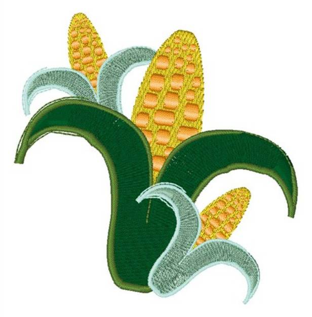 Picture of Fresh Corn Machine Embroidery Design