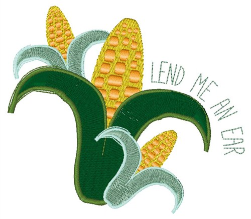 Lend An Ear Machine Embroidery Design