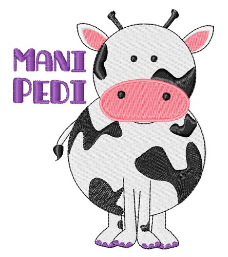 Mani Pedi Machine Embroidery Design