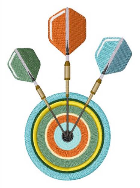 Picture of Darts Machine Embroidery Design