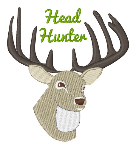 Head Hunter Machine Embroidery Design
