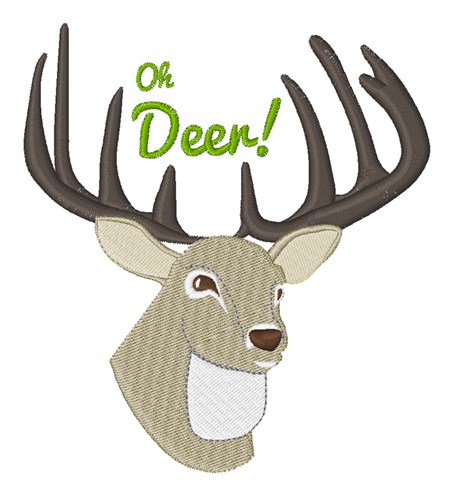 Oh Deer Machine Embroidery Design