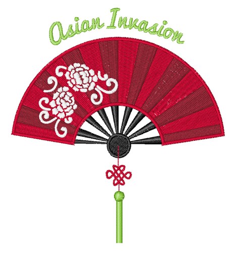 Asian Invasion Machine Embroidery Design