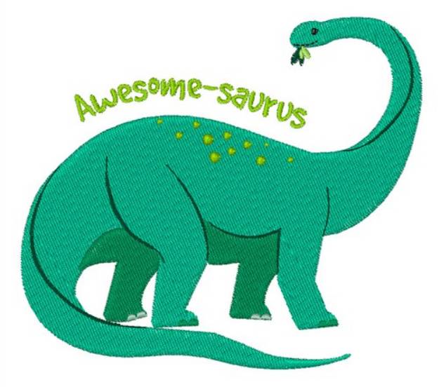 Picture of Awesome-saurus Machine Embroidery Design