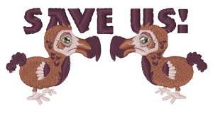 Picture of Save Us Machine Embroidery Design