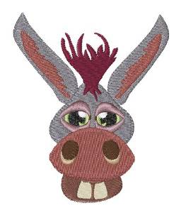 Picture of Donkey Face Machine Embroidery Design