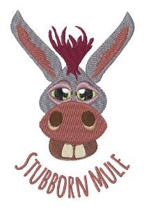 Picture of Stubborn Mule Machine Embroidery Design