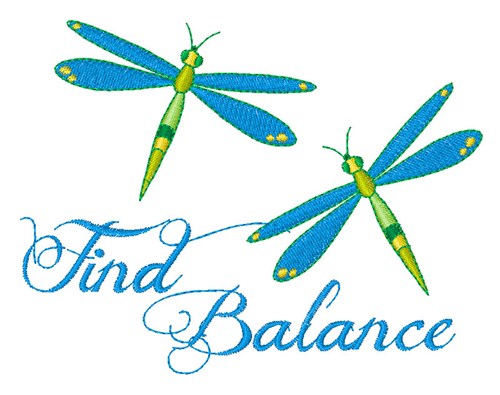 Find Balance Machine Embroidery Design