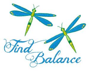 Picture of Find Balance Machine Embroidery Design