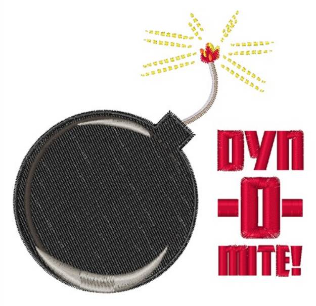 Picture of Dyn-O-Mite Machine Embroidery Design