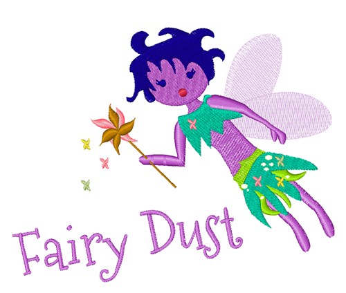 Fairy Dust Machine Embroidery Design