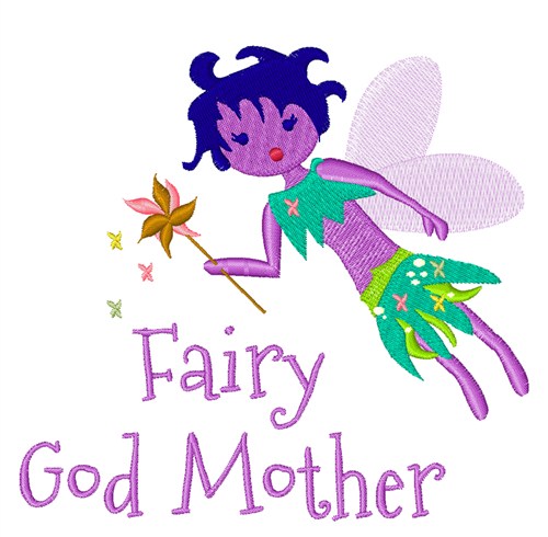 Fairy God Mother Machine Embroidery Design