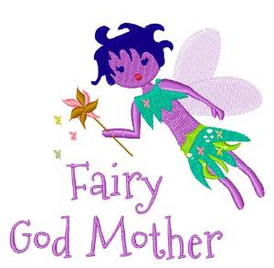 Picture of Fairy God Mother Machine Embroidery Design