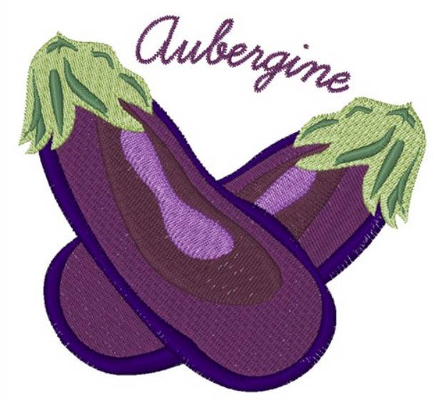 Picture of Aubergine Machine Embroidery Design