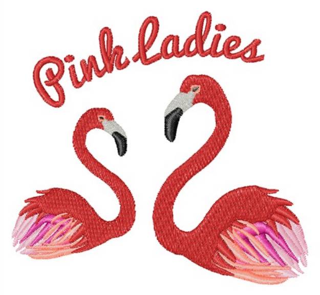 Picture of Pink Ladies Machine Embroidery Design