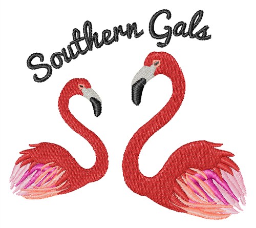 Southern Gals Machine Embroidery Design