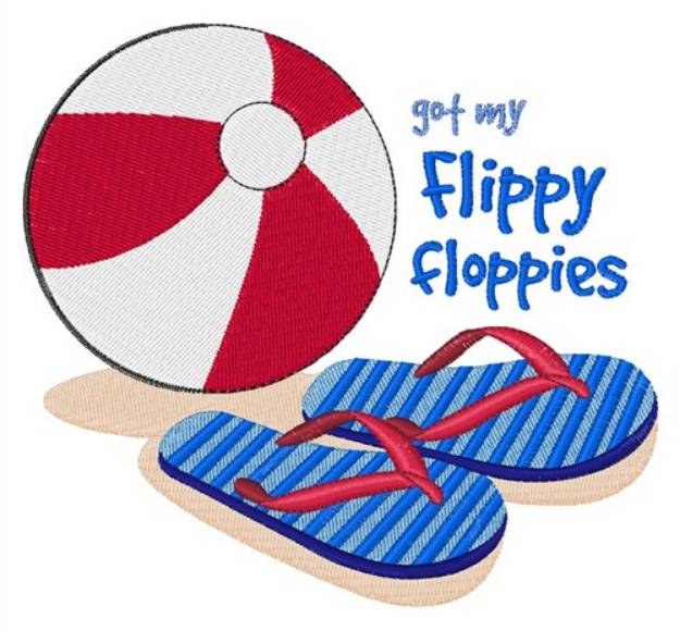 Picture of Flippy Floppies Machine Embroidery Design