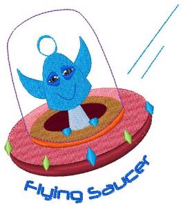 Picture of Flying Saucer Machine Embroidery Design