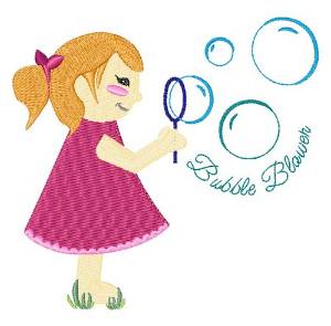 Picture of Bubble Blower Machine Embroidery Design