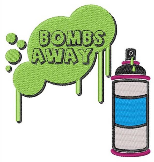 Picture of Bombs Away Machine Embroidery Design