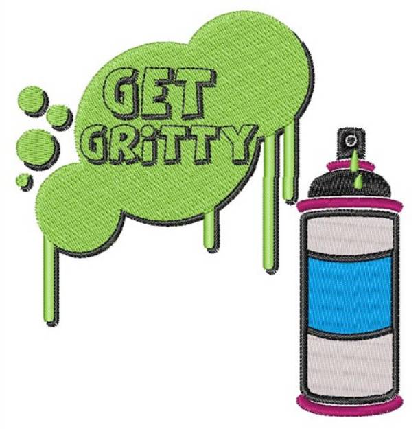 Picture of Get Gritty Machine Embroidery Design