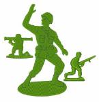 Picture of Army Men Toys Machine Embroidery Design