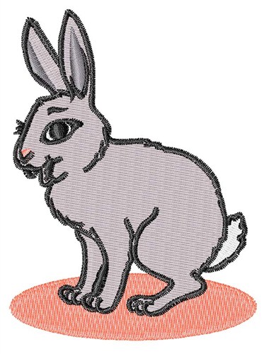 Rabbit Machine Embroidery Design