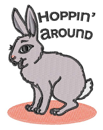 Hoppin Around Machine Embroidery Design