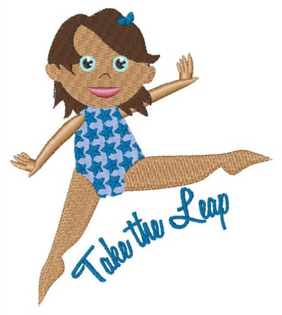 Picture of Take The Leap Machine Embroidery Design