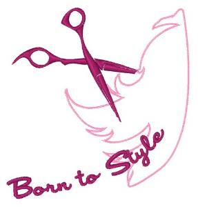 Picture of Born To Style Machine Embroidery Design
