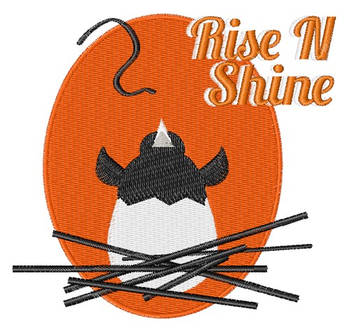 Rise N Shine Machine Embroidery Design