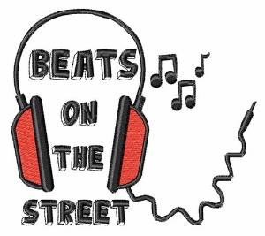 Picture of Street Beats Machine Embroidery Design