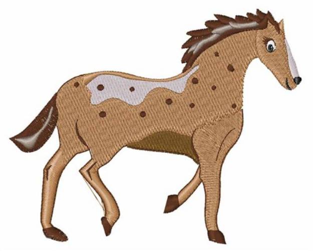 Picture of Spotted Pony Machine Embroidery Design