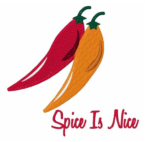 Spice is Nice Machine Embroidery Design