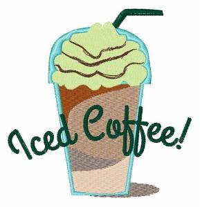 Picture of Iced Coffee Machine Embroidery Design
